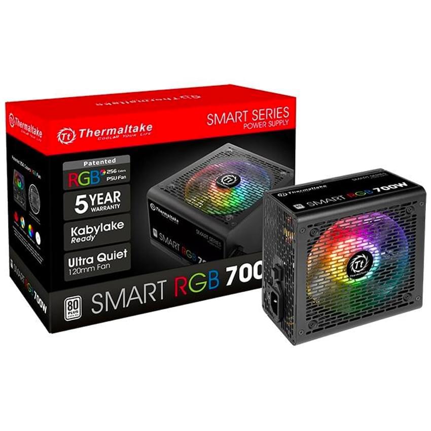 Fuente Thermaltake 700w Smart Series Rgb 80 Plus White